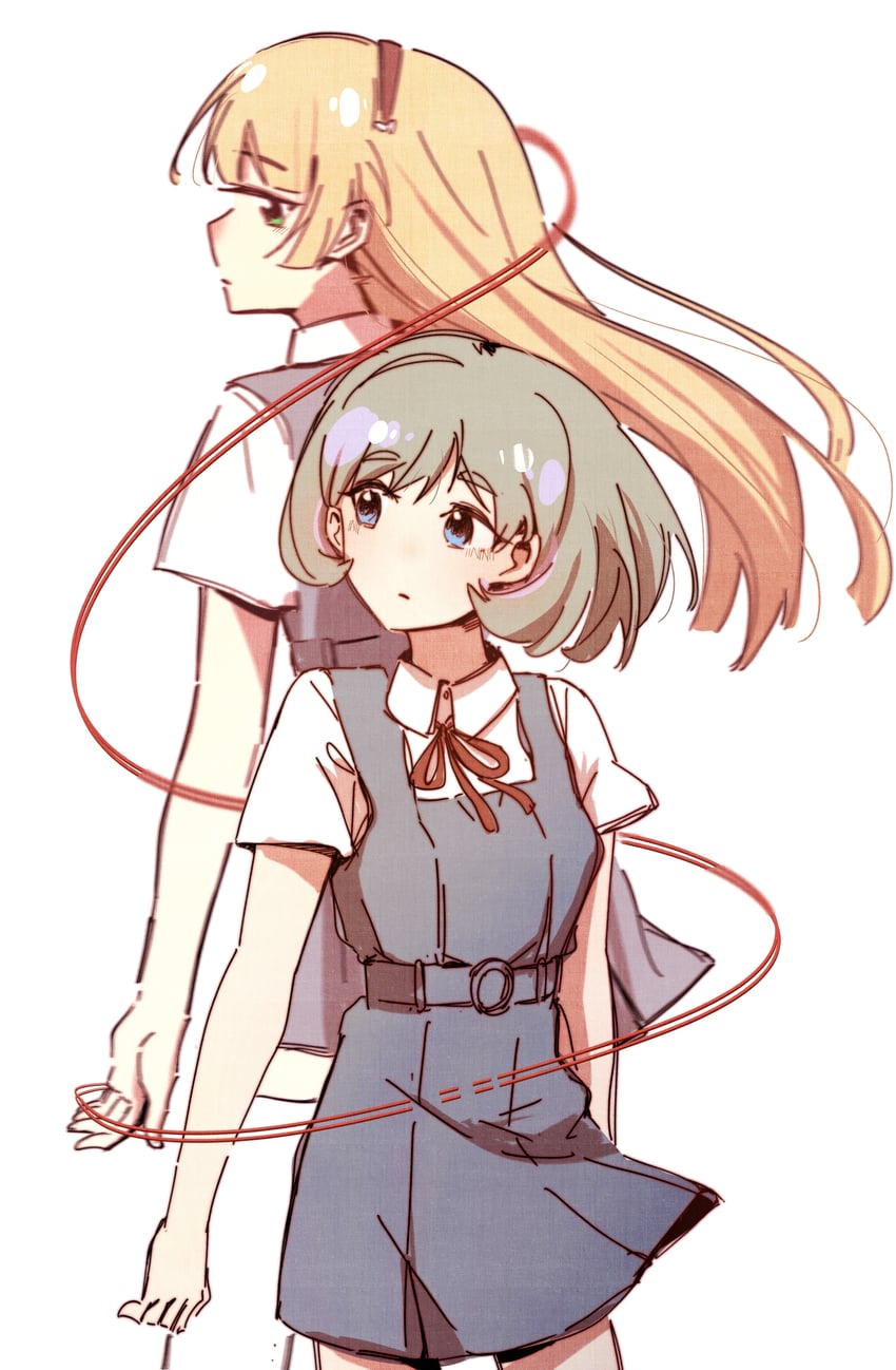heanna sumire and tang keke (love live! and 1 more) drawn by sangdingting