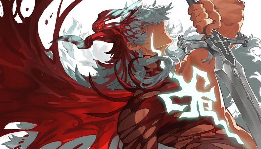 siegfried (fate and 1 more) drawn by fuli_dun