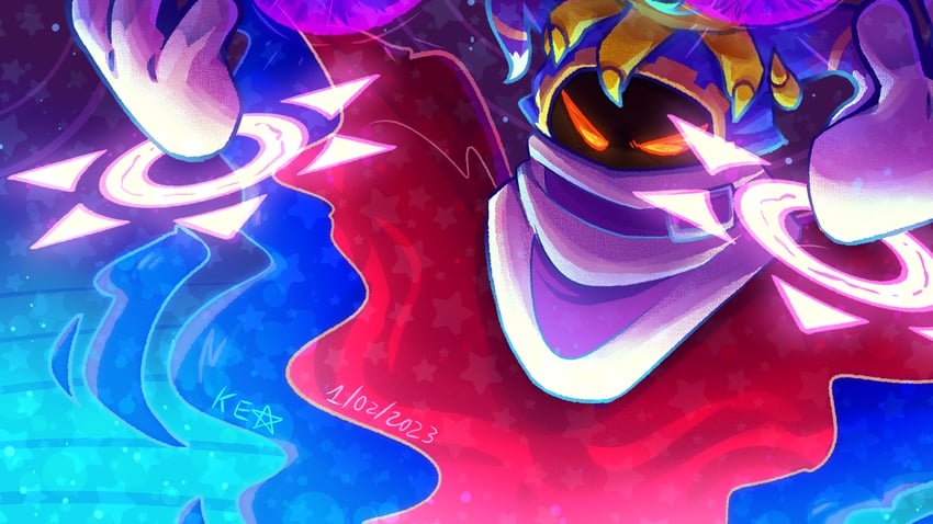 magolor and traitor magolor (kirby and 1 more) drawn by themandarineternal