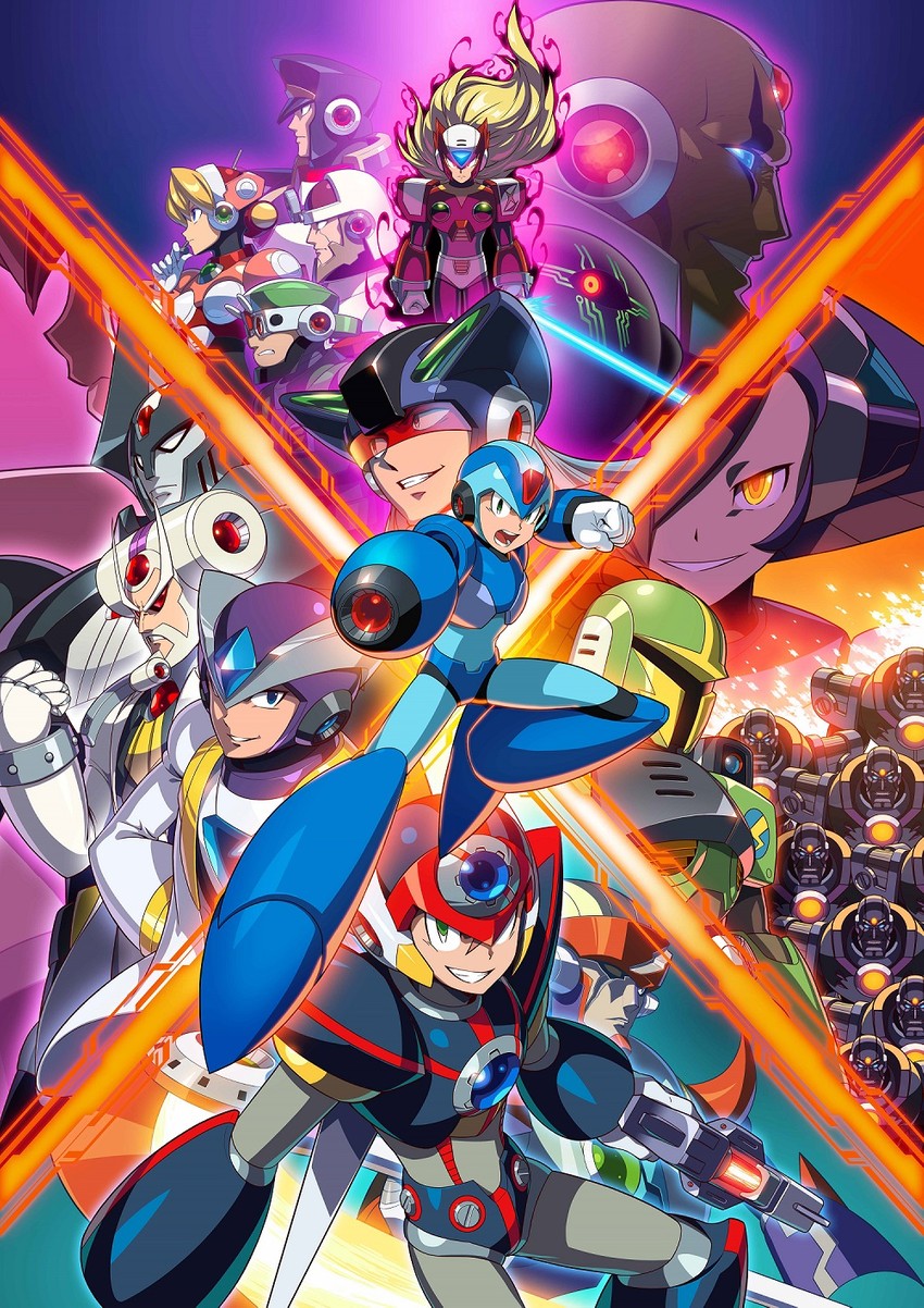 zero, x, axl, alia, sigma, and 12 more (mega man and 5 more) drawn by mizuno_keisuke