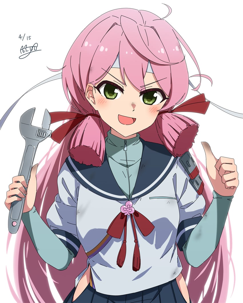 akashi and akashi kai (kantai collection) drawn by necono_(nekonosora1207)