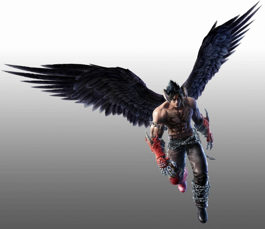 kazama jin and devil jin (tekken and 2 more)