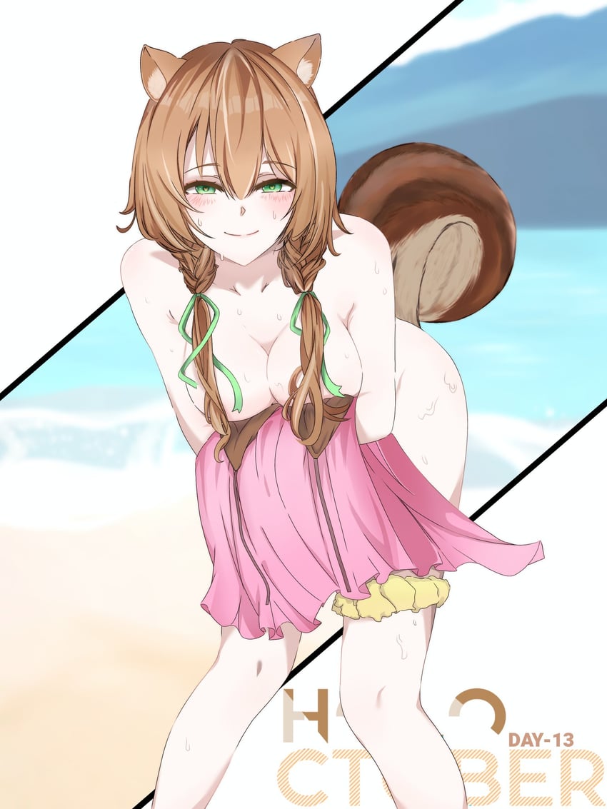 ayunda risu (hololive and 1 more) drawn by aion_tesla