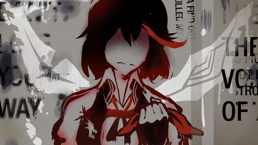 matoi ryuuko and senketsu (kill la kill and 2 more) drawn by triple-q