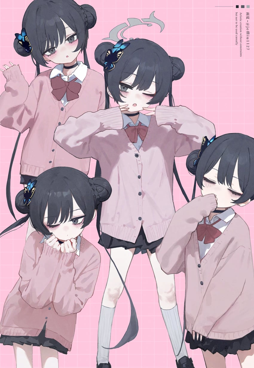 kisaki (blue archive and 1 more) drawn by amenatsu