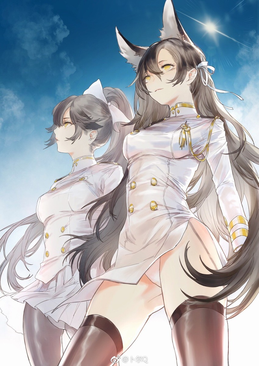 atago and takao (azur lane) drawn by messikid