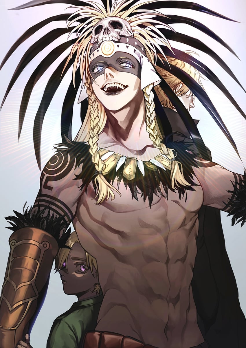 tezcatlipoca and daybit sem void (fate and 1 more) drawn by bakushi_(kaeritai0609)