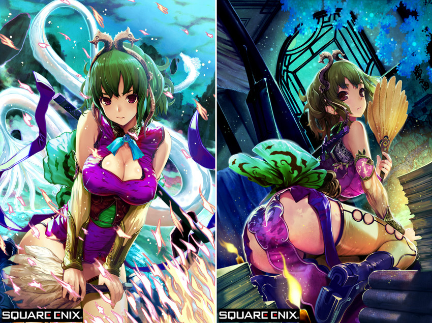square enix and 1 more drawn by suke_akurou