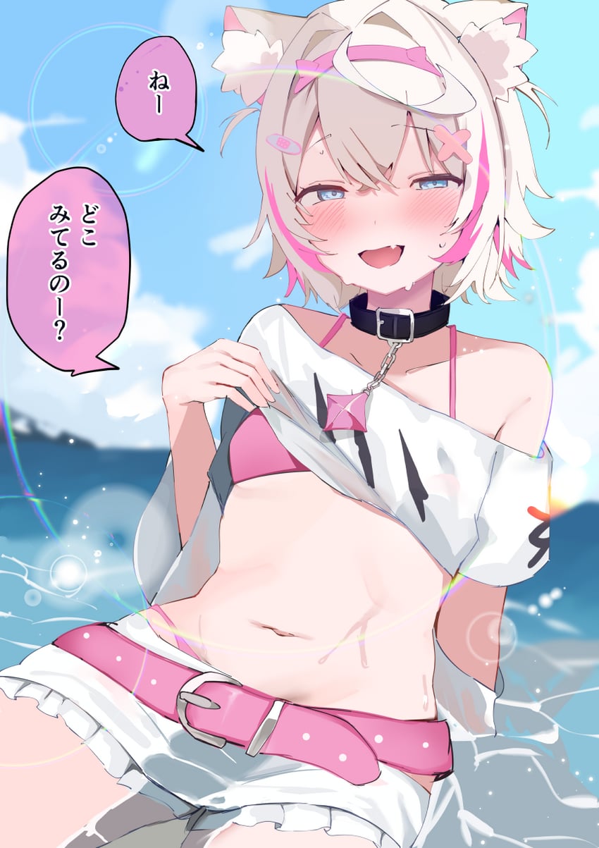 mococo abyssgard (hololive and 1 more) drawn by mecha_neruko