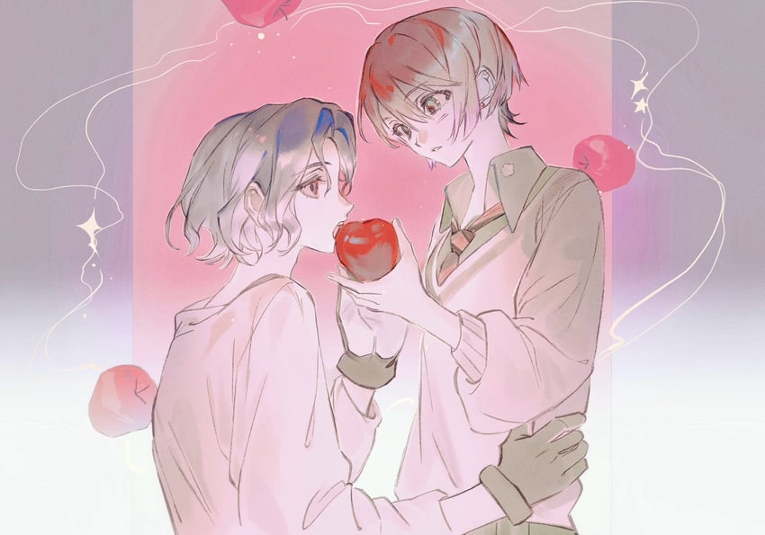 amate yuzuriha and shuji ito (gundam and 1 more) drawn by sukebegg