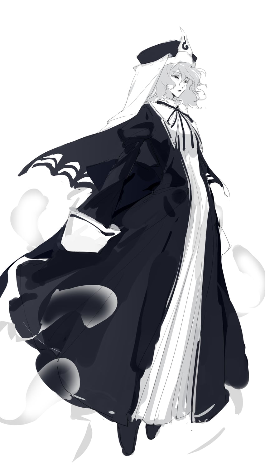 saigyouji yuyuko (touhou and 2 more) drawn by argon_(caocaocaocaocao)
