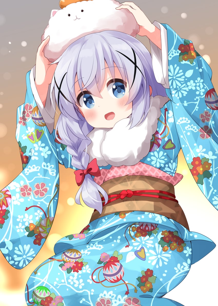 kafuu chino and tippy (gochuumon wa usagi desu ka?) drawn by ruu_(tksymkw)