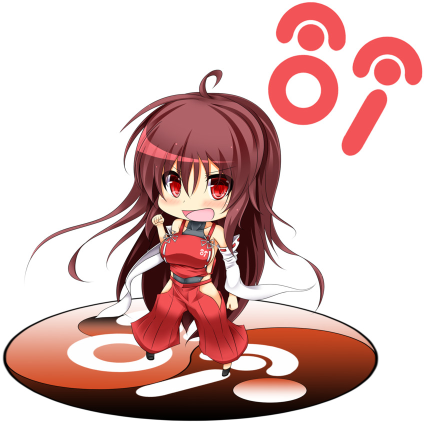 sendai hakurei no miko (original and 2 more) drawn by us2s