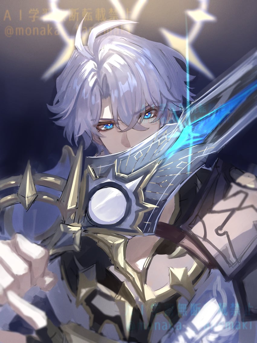 phainon (honkai and 1 more) drawn by tanemaki_monaka