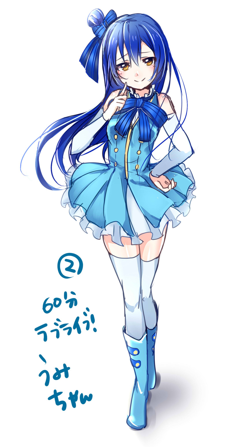 sonoda umi (love live! and 1 more) drawn by hotechige