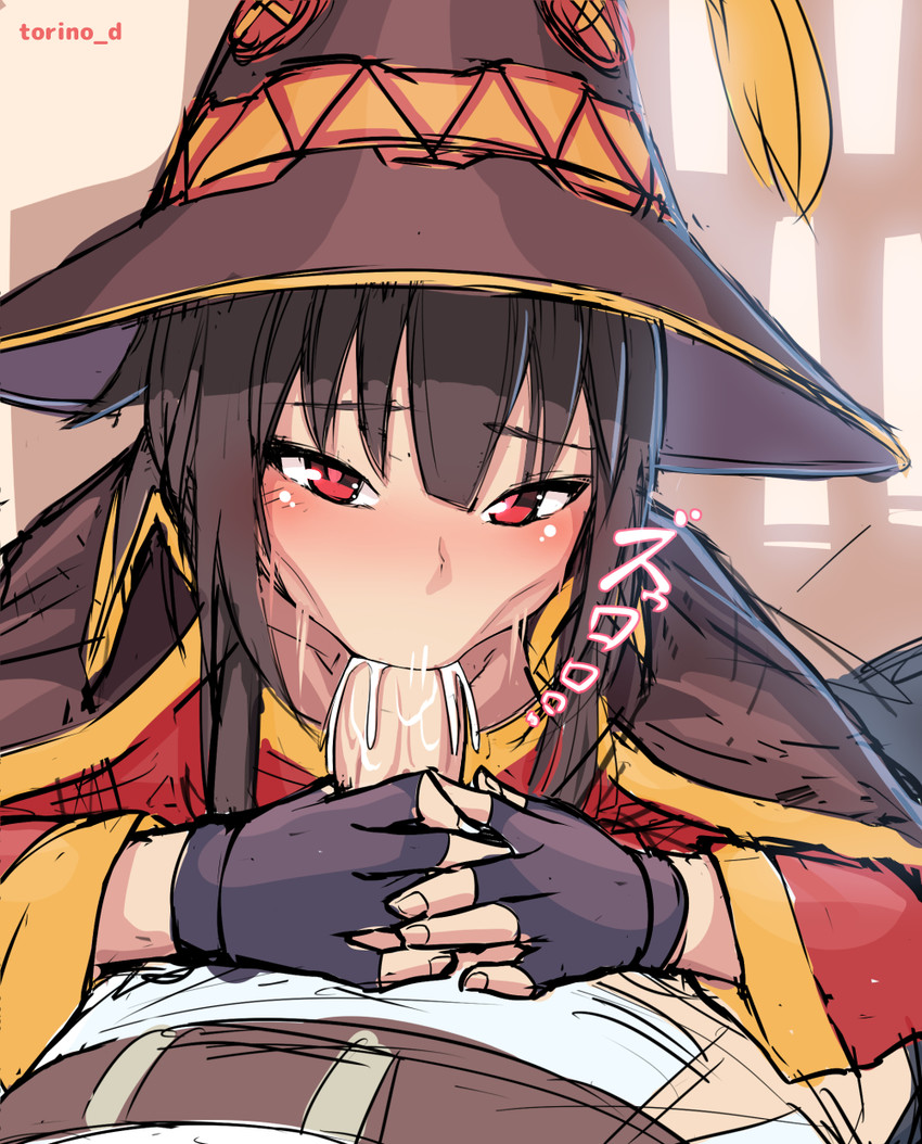 megumin (kono subarashii sekai ni shukufuku wo!) drawn by notori_d