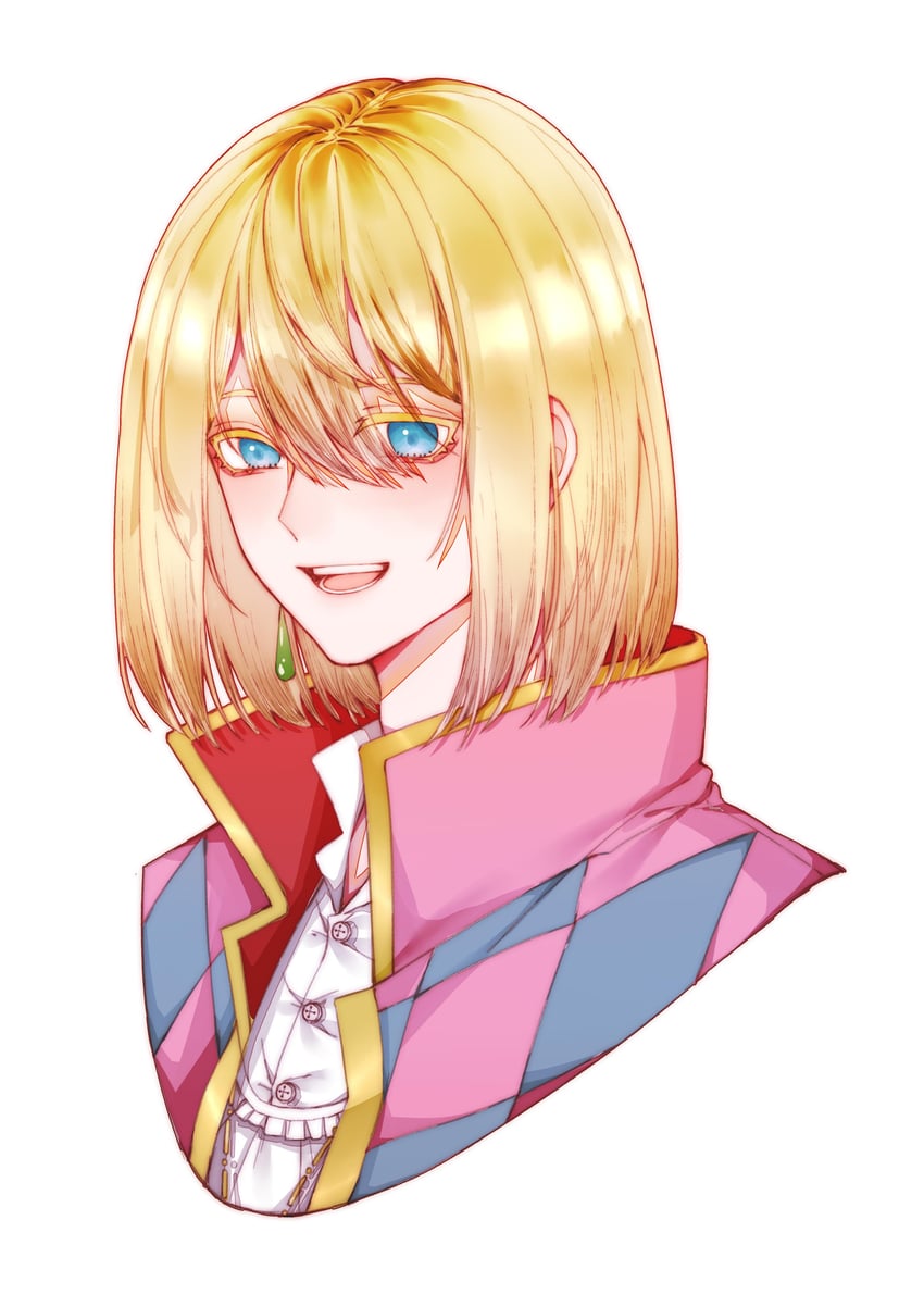howl pendragon (howl no ugoku shiro) drawn by baihua_er