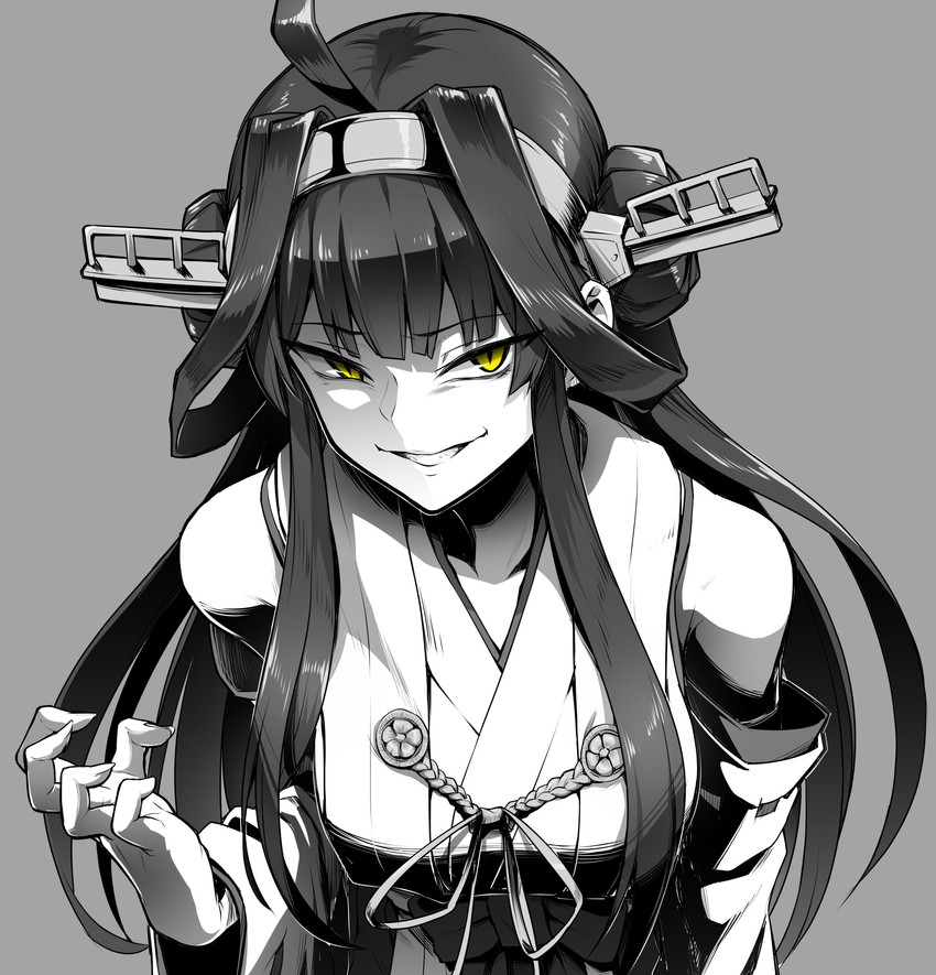 kongou and kongou kai ni (kantai collection) drawn by ebiblue