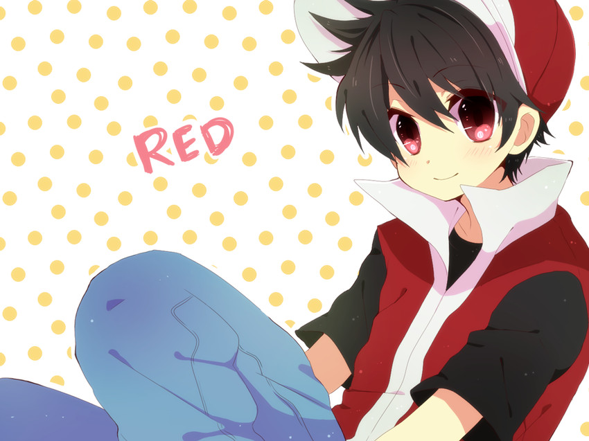 red (pokemon and 1 more) drawn by nicole_(usako)