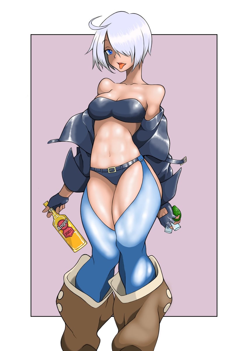 angel (the king of fighters and 2 more) drawn by ikireo