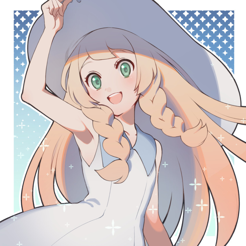 lillie (pokemon and 1 more) drawn by takeda_(takeda530)
