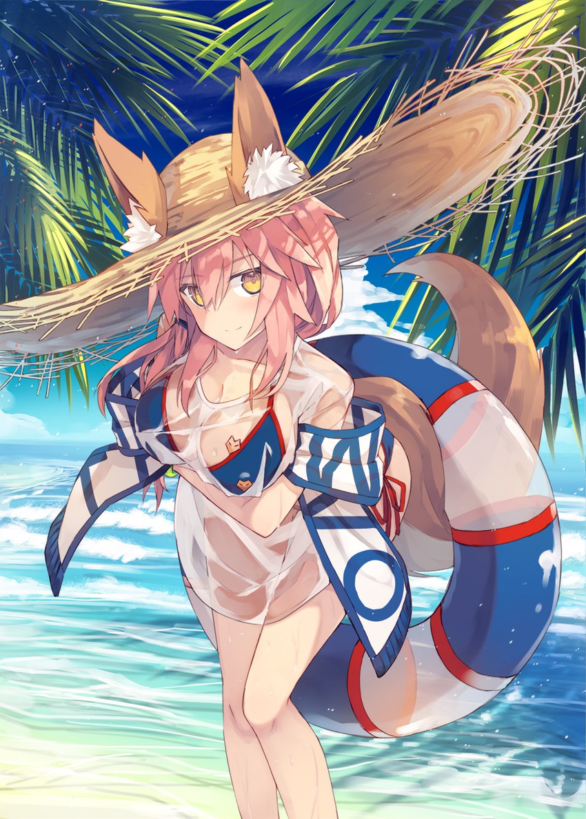 tamamo and tamamo no mae (fate and 1 more) drawn by nagishiro_mito