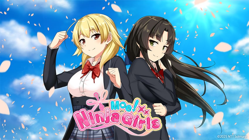 saion-ji enju and hanao akari (moe! ninja girls and 1 more)