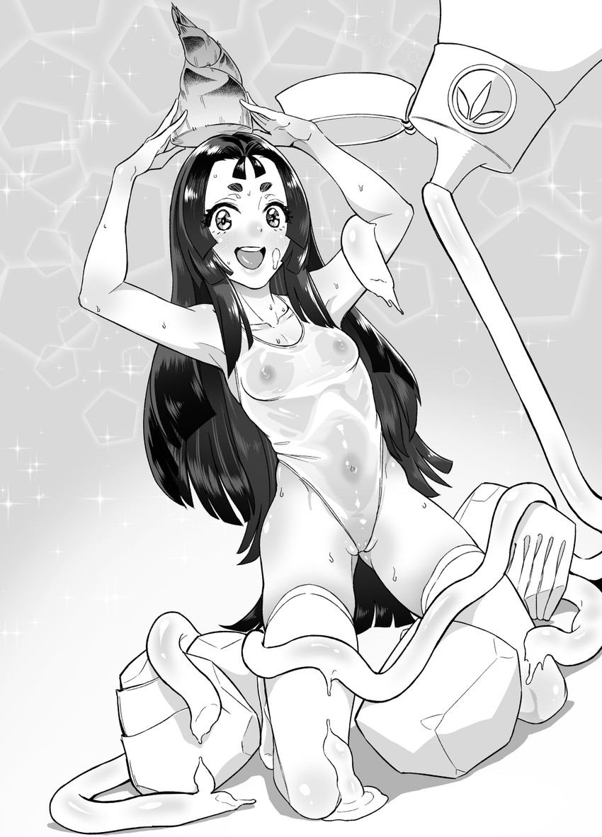 kaguya hime (original and 1 more) drawn by ahorobo
