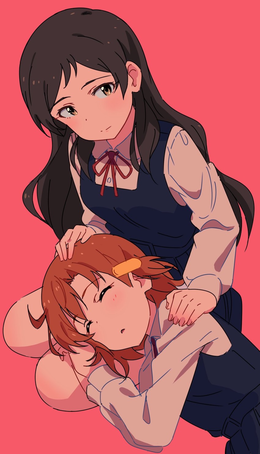 kitazawa shiho and yabuki kana (idolmaster and 1 more) drawn by red10