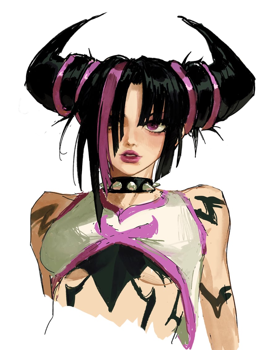han juri (street fighter and 1 more) drawn by edpan
