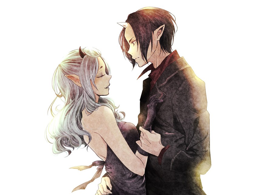 hoozuki and okou (hoozuki no reitetsu) drawn by kaneko_(05244256)