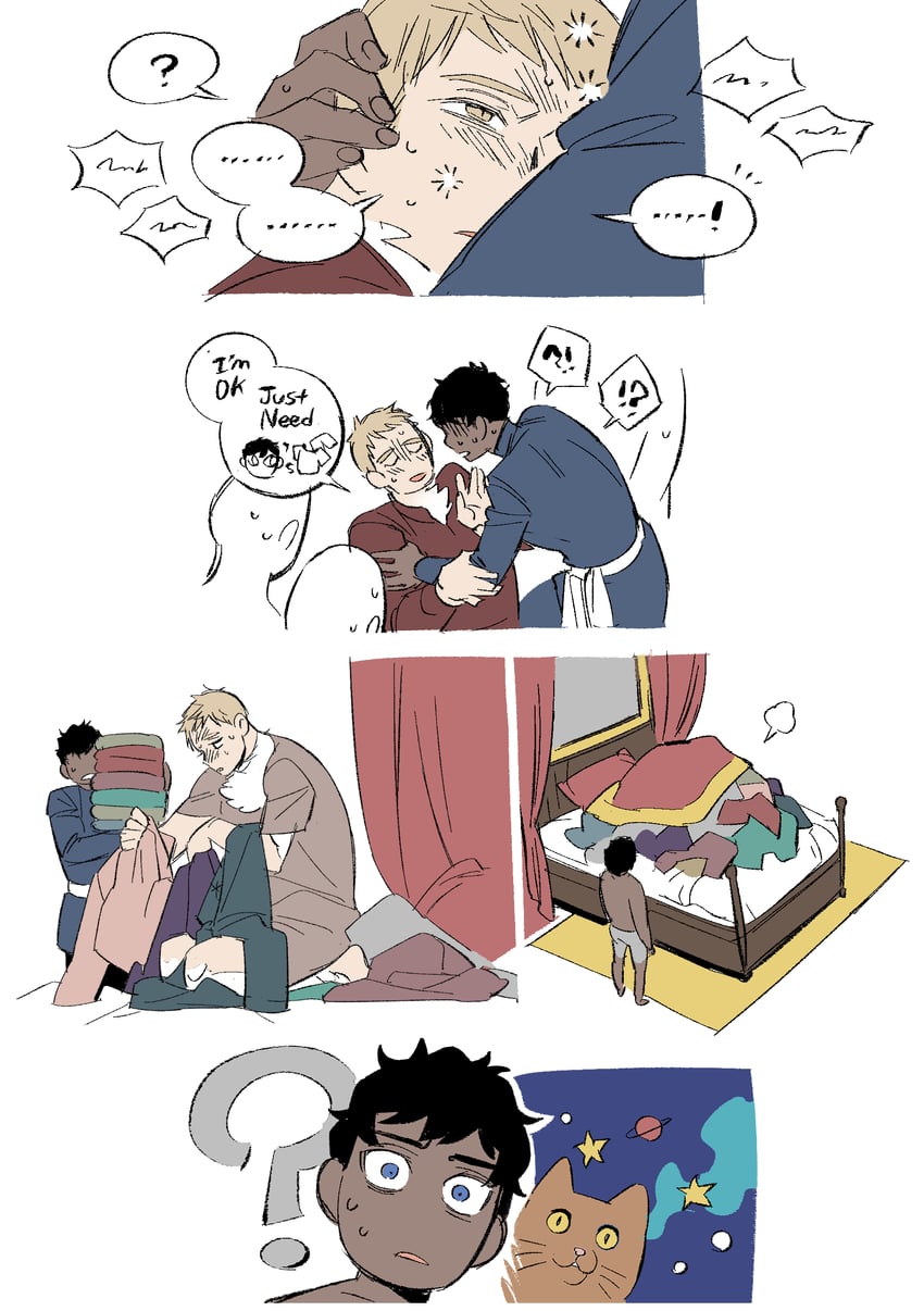 laios touden and kabru (dungeon meshi) drawn by daki_info