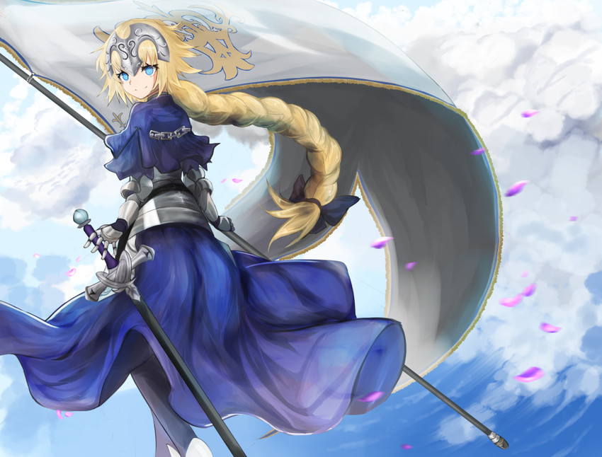 jeanne d'arc (fate and 2 more) drawn by psyren2