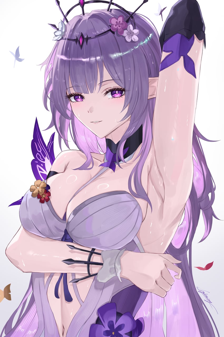 castorice (honkai and 1 more) drawn by miya-chan_(lightning0730)
