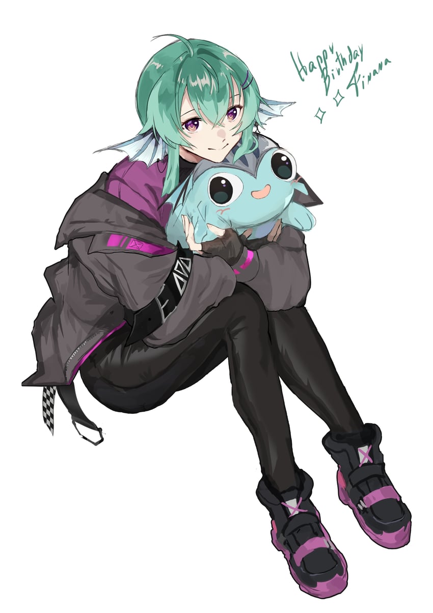 finana ryugu and ryuguard (nijisanji and 1 more) drawn by ar_vtudraw