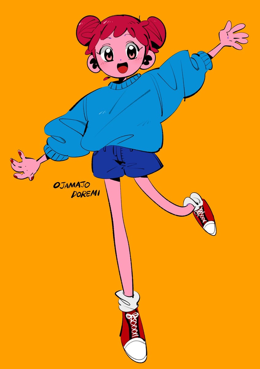 harukaze doremi (ojamajo doremi) drawn by anna_(aannnaa3)