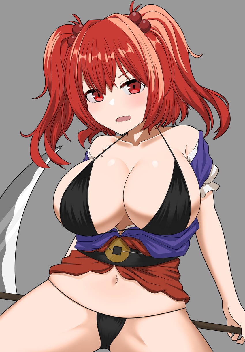 onozuka komachi (touhou) drawn by zawapirori