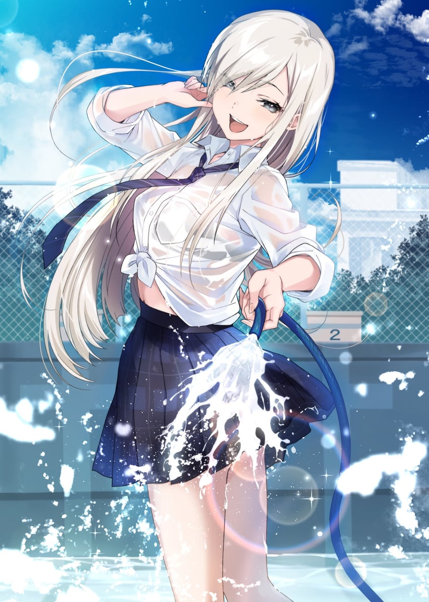 shirasaka kira (mondaiji no watashitachi wo kaeta no wa onaji class no monaka-senpai) drawn by hario_4