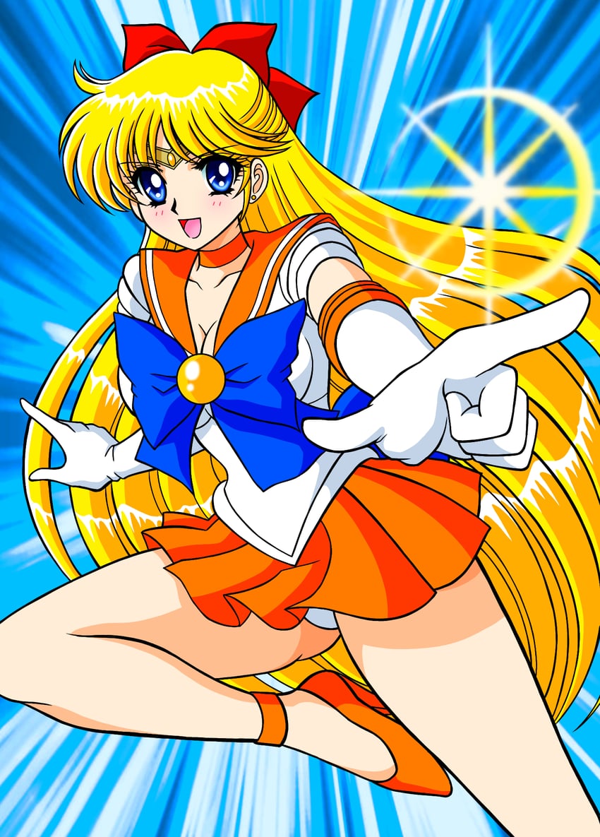 aino minako and sailor venus (bishoujo senshi sailor moon) drawn by tatsumi_kyouhei