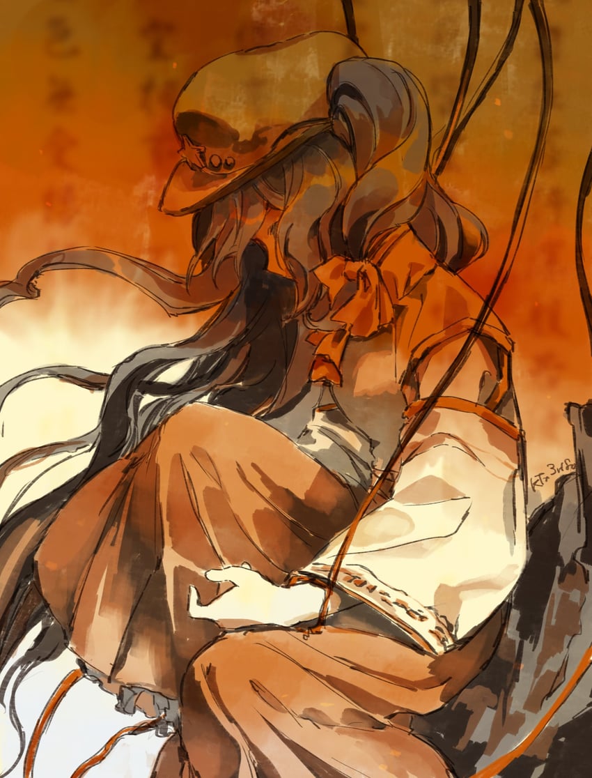 label girl (touhou and 1 more) drawn by kaigen_1025