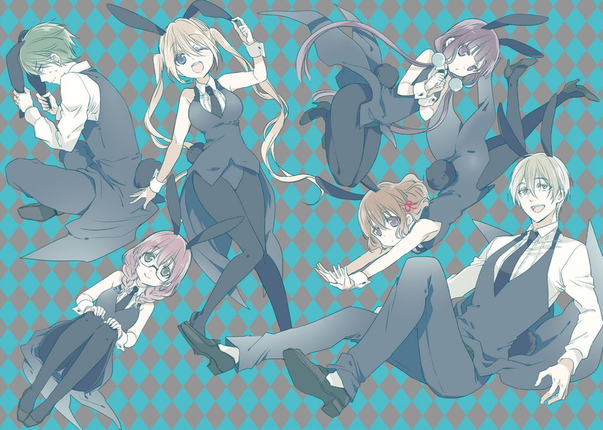 hinata kaho, sakuranomiya maika, hoshikawa mafuyu, amano miu, akizuki kouyou, and 1 more (blend s) drawn by nakayama_miyuki