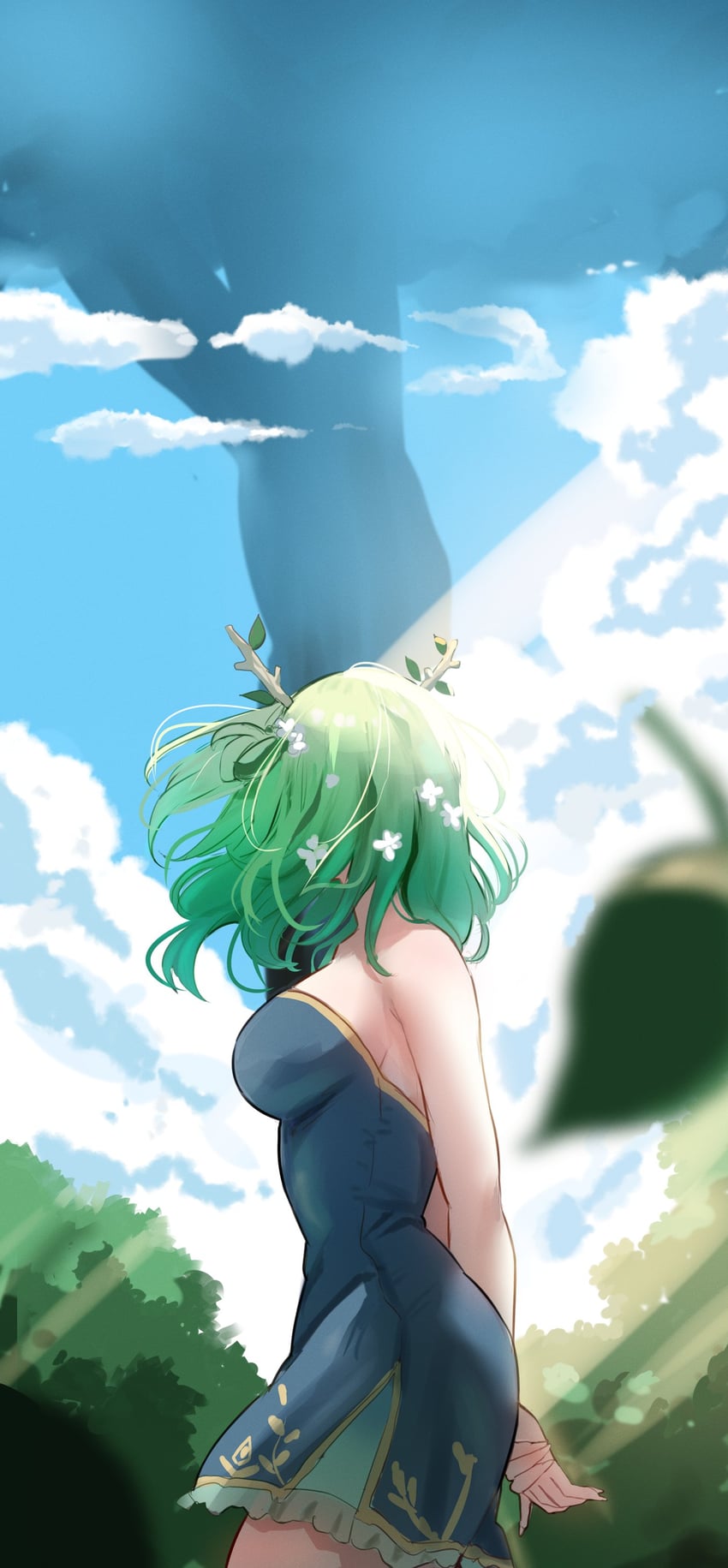 ceres fauna (hololive and 1 more) drawn by redi_(rasec_asdjh)