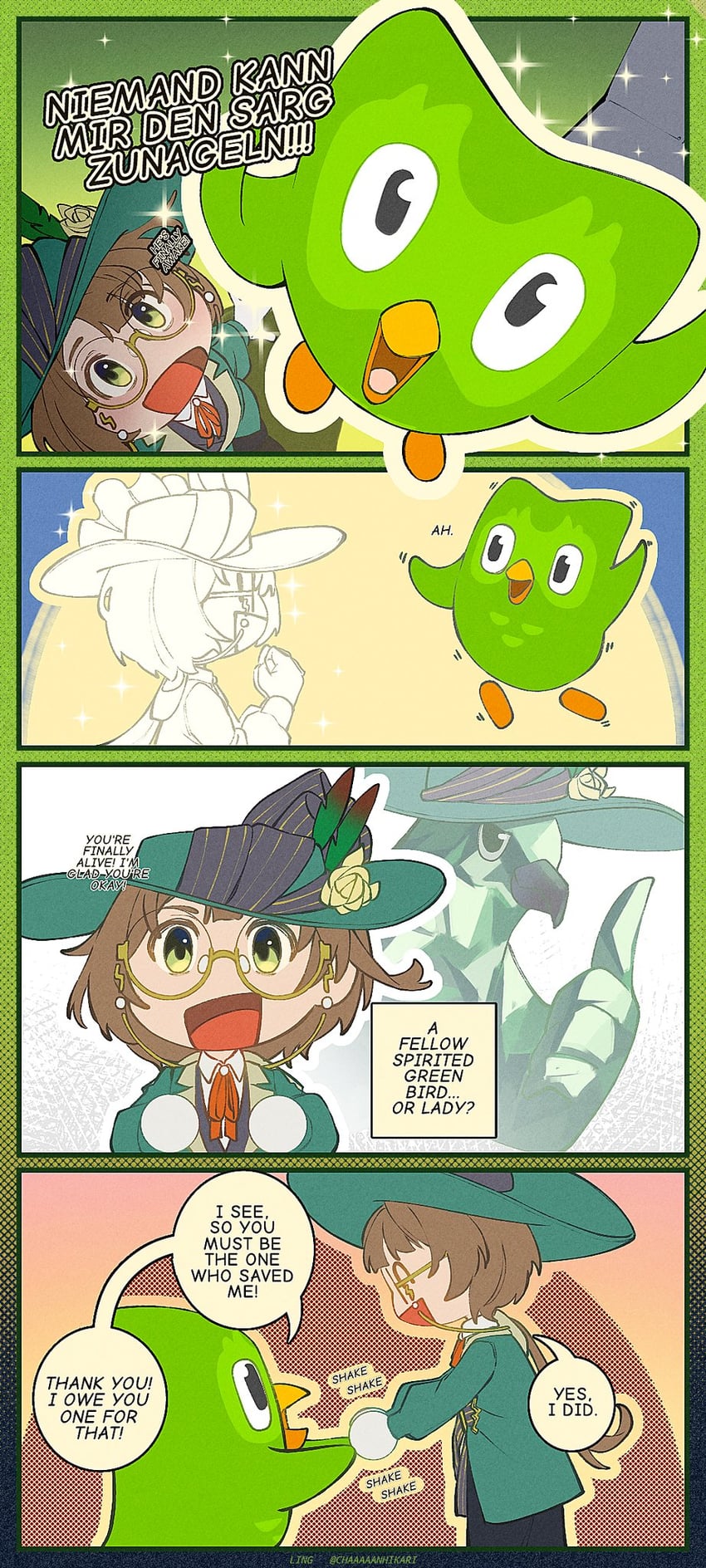 kakania and duo (reverse:1999 and 1 more) drawn by ling_(chaaaaanhikari)