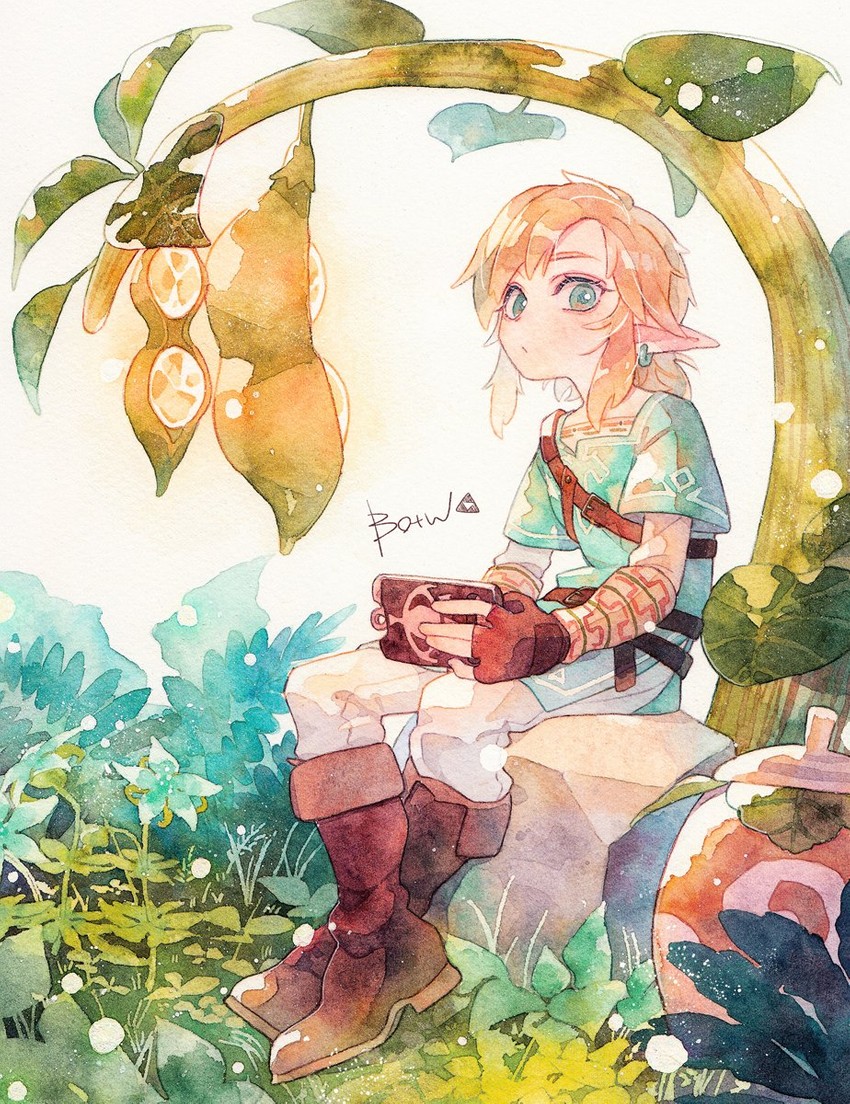 link (the legend of zelda and 1 more) drawn by oharu-chan