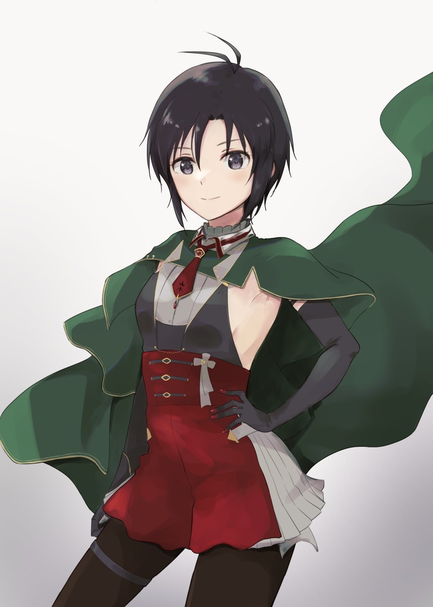 kikuchi makoto, duca degli abruzzi, and hirata hiromi (idolmaster and 1 more) drawn by mogskg