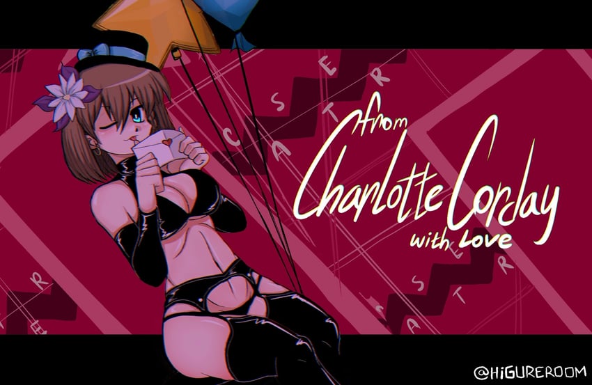 charlotte corday (fate and 1 more) drawn by higureroom