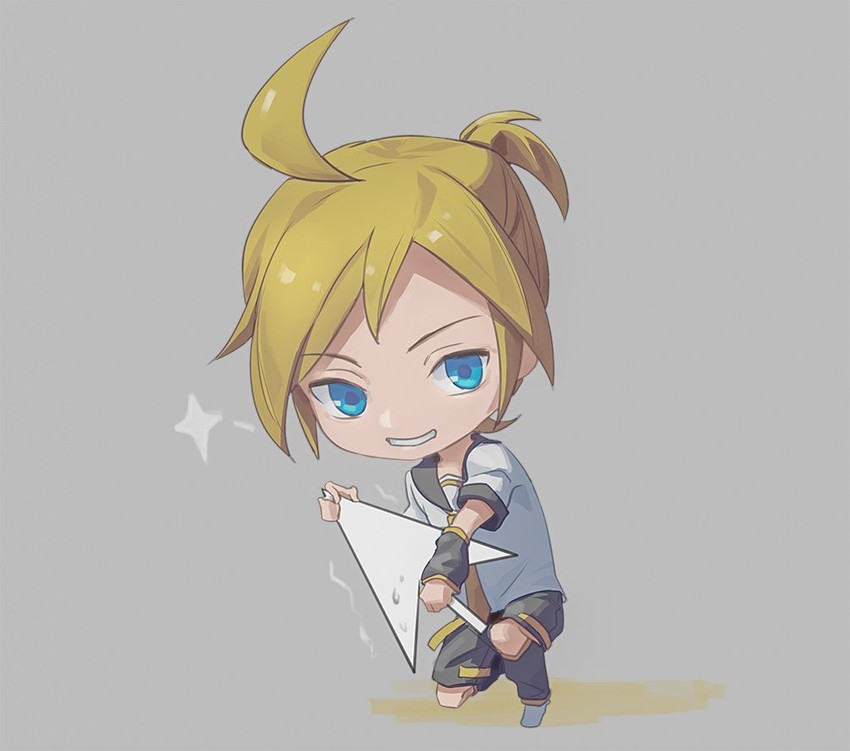 kagamine len (vocaloid and 1 more) drawn by wounds404