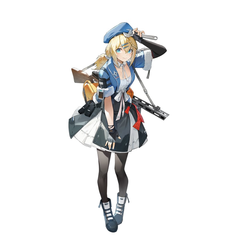 ppsh-41 and papasha (girls' frontline and 1 more)