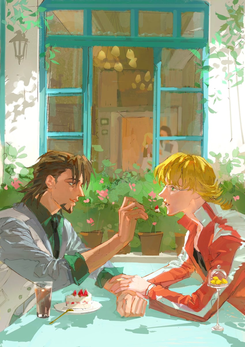 barnaby brooks jr. and kaburagi t. kotetsu (tiger & bunny) drawn by rnrfml