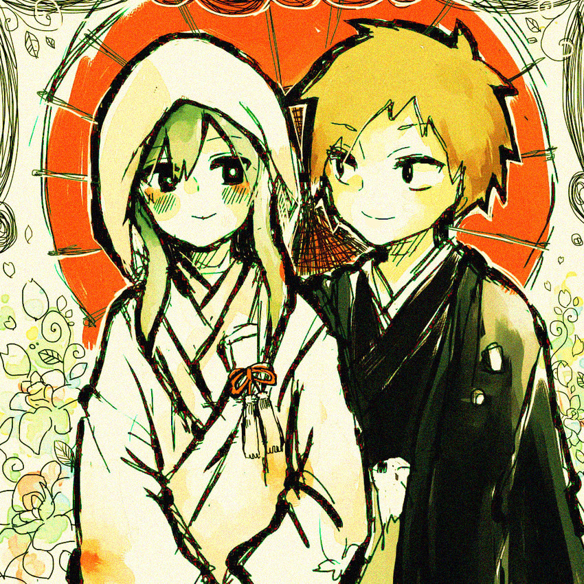 kido tsubomi and kano shuuya (kagerou project) drawn by ichicchiko